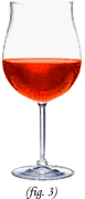 Bicchiere a tulipano per vini rosati e profumati