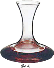 Caraffa Decanter per ossigenare il vino invecchiato