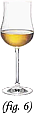 Piccolo bicchiere con orlo stretto per vini liquorosi